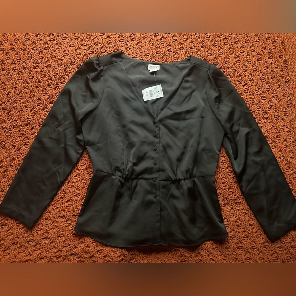 NWT J. Crew Peplum Top